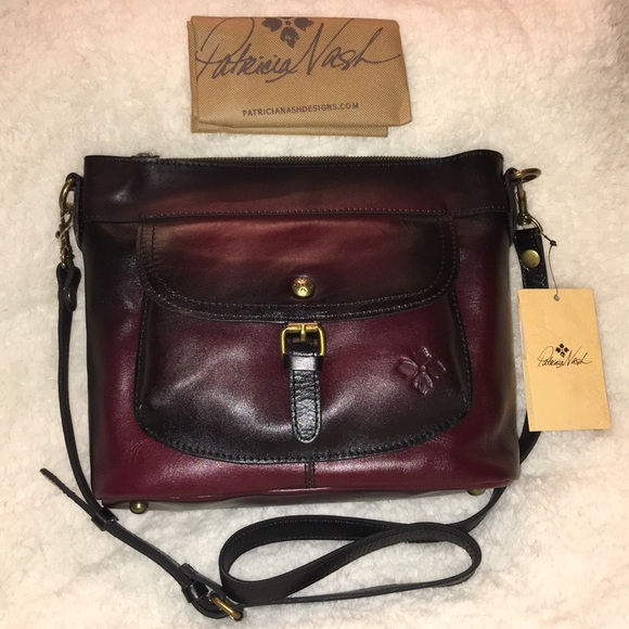 patricia nash aberdeen stained leather backpack